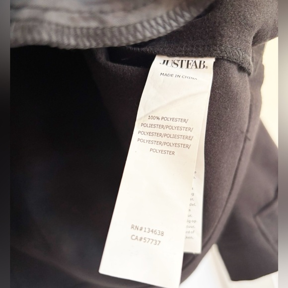 NWT Just Fab Classic Pea Coat in Black Size Medium - Picture 4 of 13